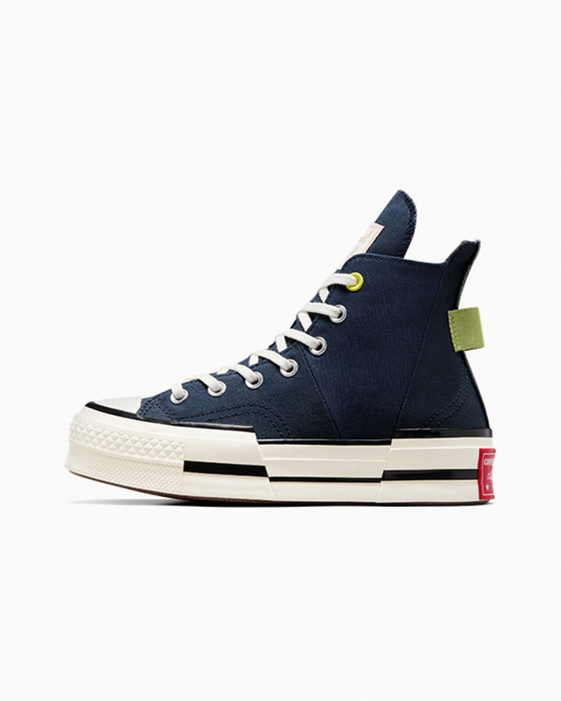 Converse Chuck 70 Plus Heel Loop Sötétkék Fekete | 429MFVJIN