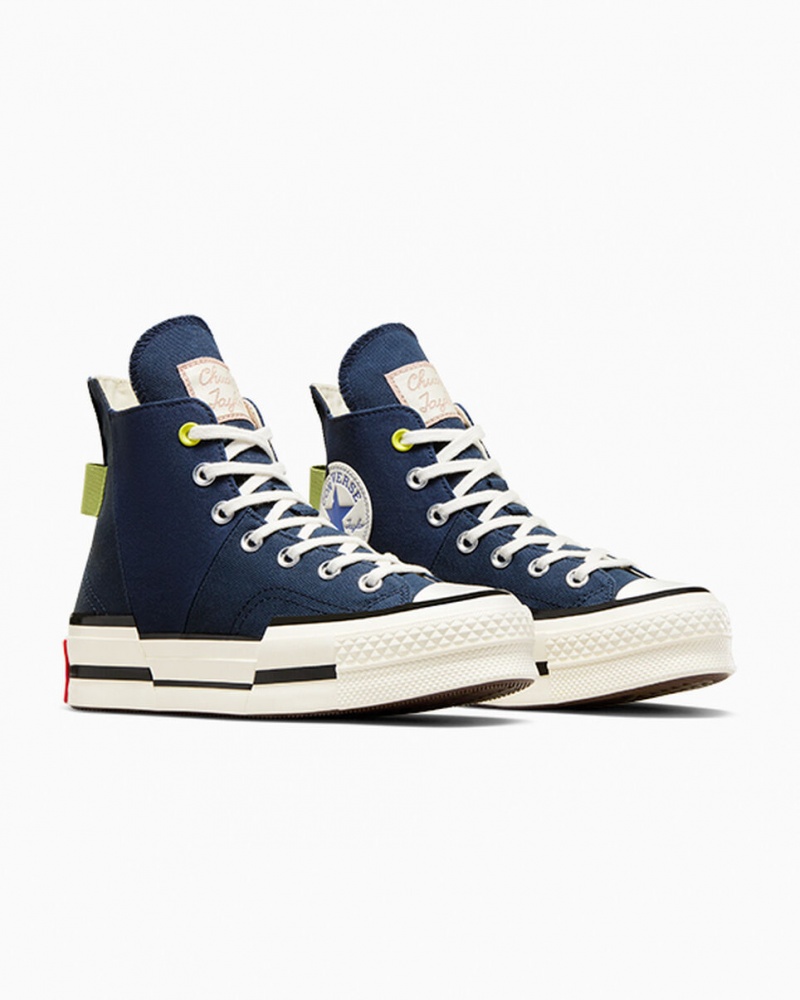 Converse Chuck 70 Plus Heel Loop Sötétkék Fekete | 429MFVJIN