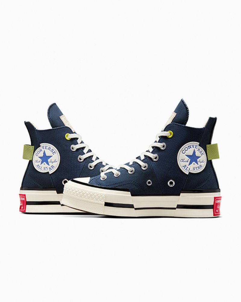 Converse Chuck 70 Plus Heel Loop Sötétkék Fekete | 429MFVJIN