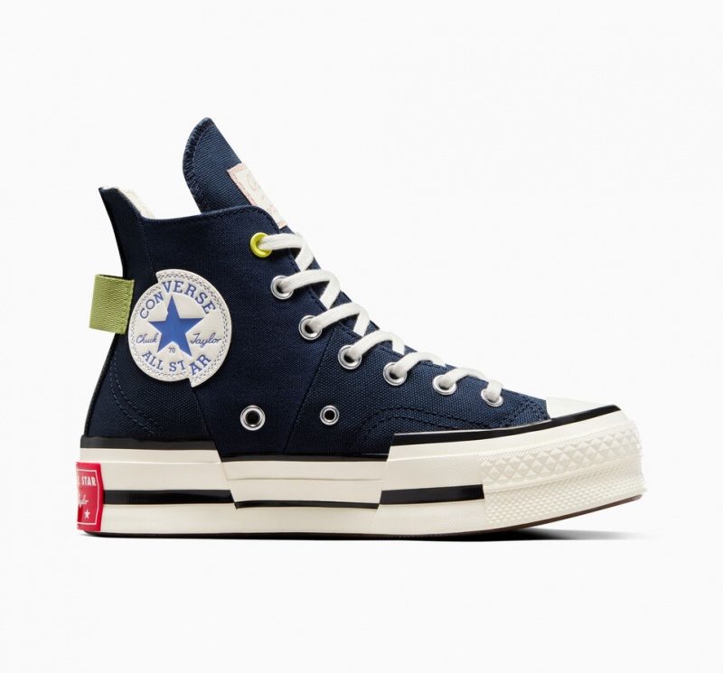 Converse Chuck 70 Plus Heel Loop Sötétkék Fekete | 429MFVJIN