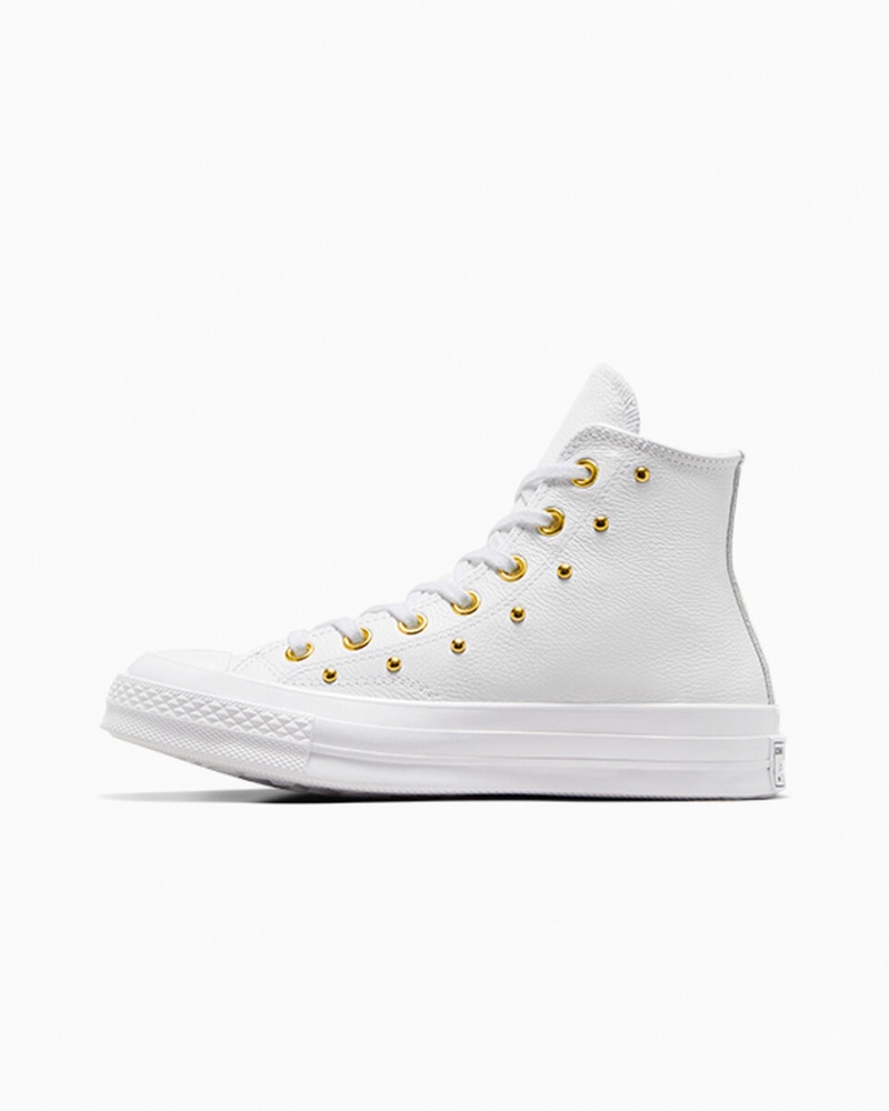 Converse Chuck 70 Star Studded Fehér Fehér Arany | 502KEDHYB