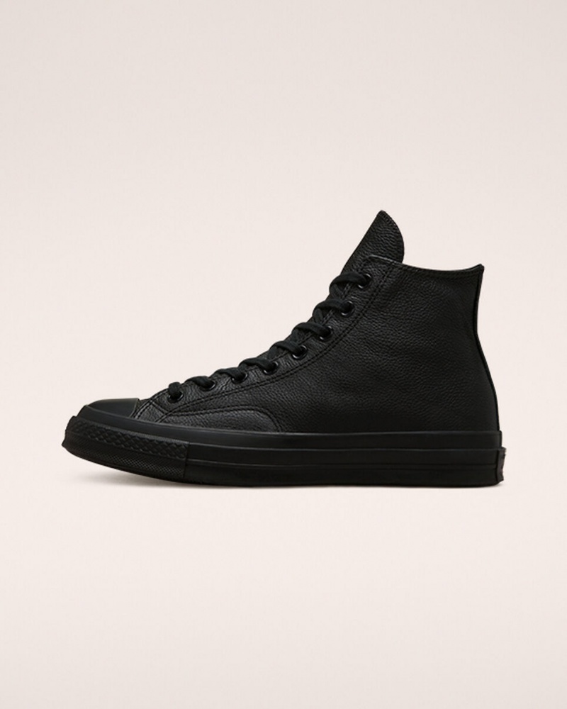 Converse Chuck 70 Tonal Bőr Fekete Fekete Fekete | 015KEPWDH