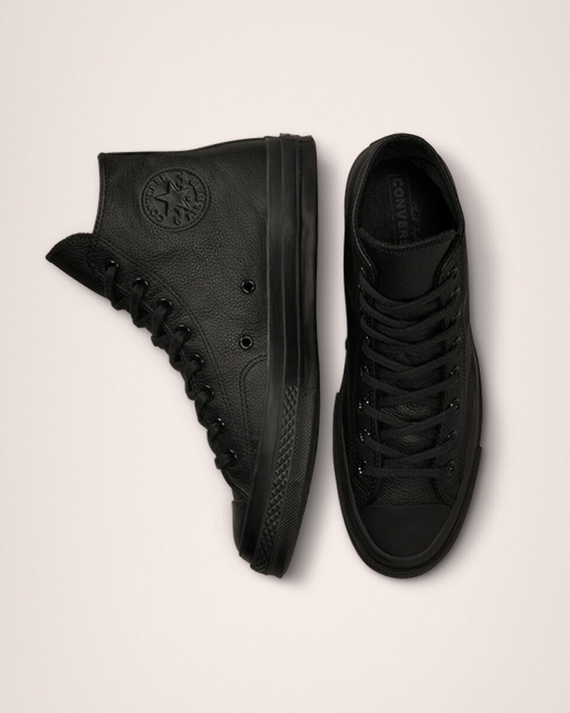 Converse Chuck 70 Tonal Bőr Fekete Fekete Fekete | 015KEPWDH