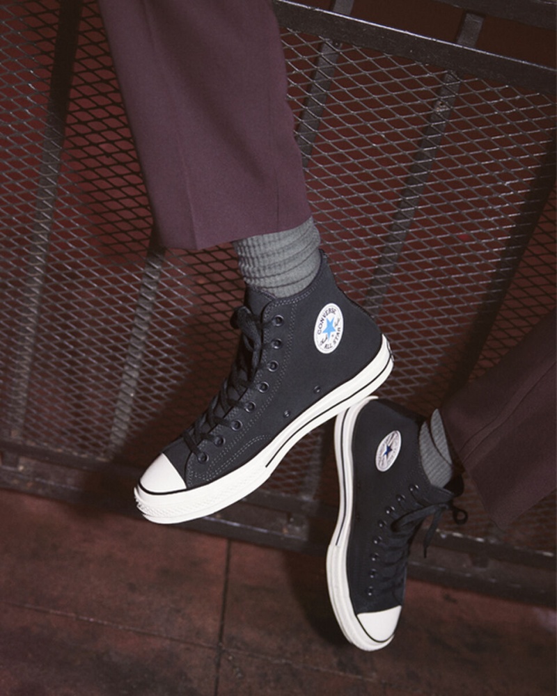 Converse Chuck 70 Velúr Fekete Kék | 360YDITHF