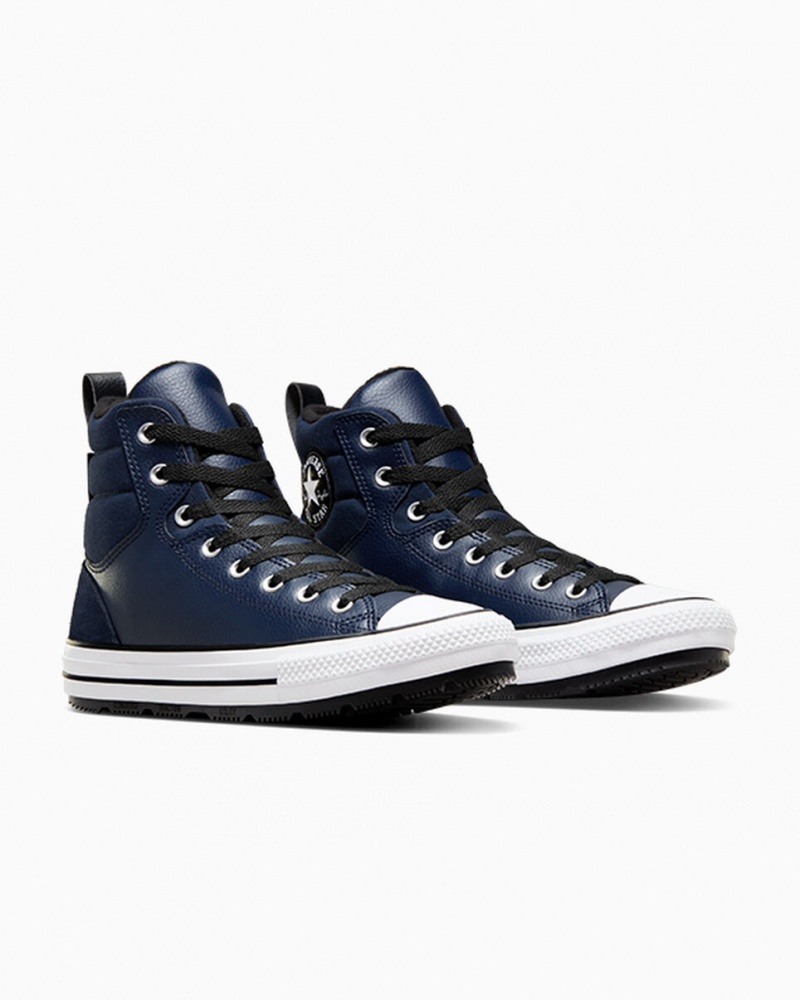 Converse Chuck Taylor All Star Berkshire Boot Obszidián Fekete Fehér | 438ABTDRG