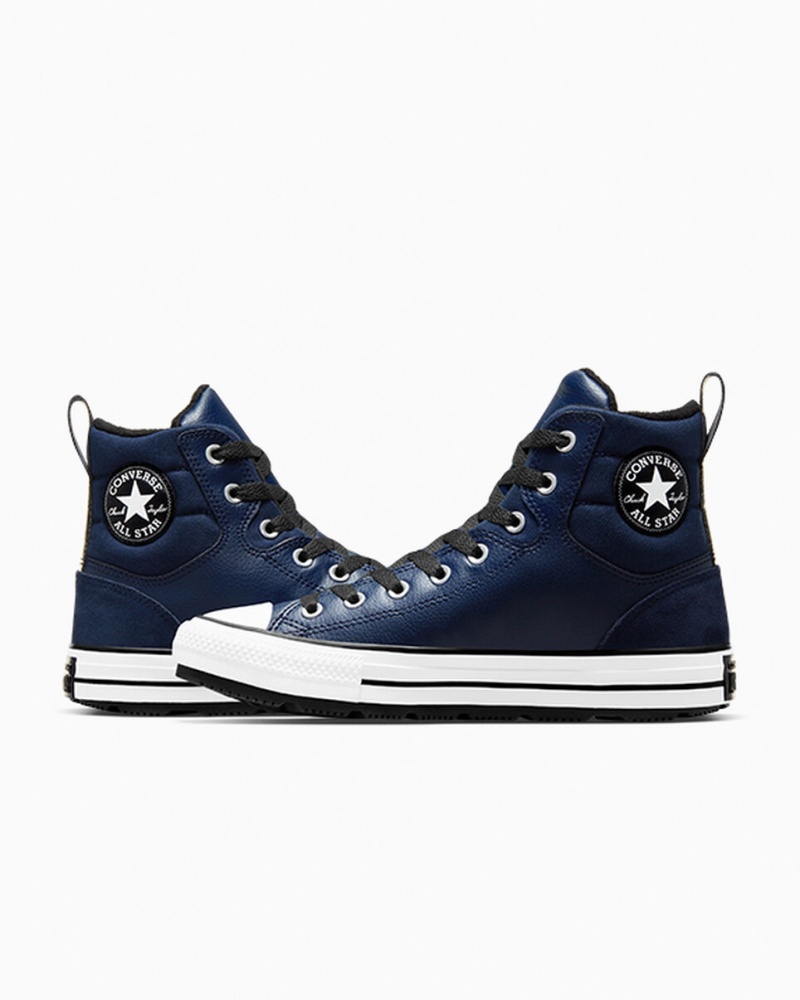 Converse Chuck Taylor All Star Berkshire Boot Obszidián Fekete Fehér | 438ABTDRG