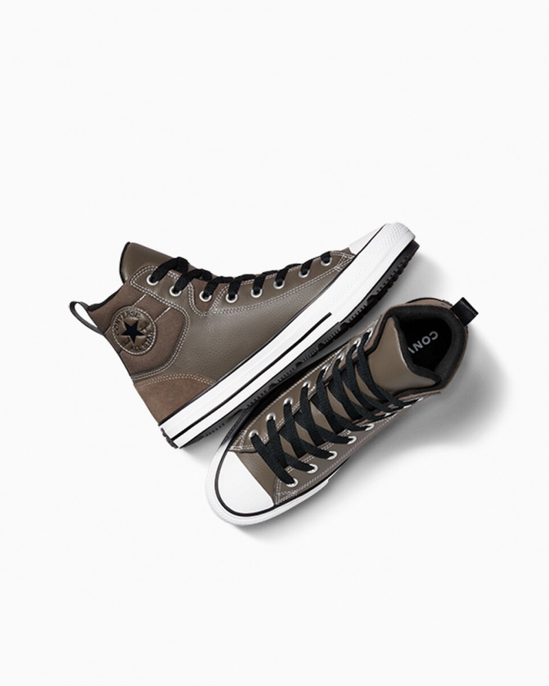 Converse Chuck Taylor All Star Berkshire Boot Fekete Fehér | 376EPCSVQ