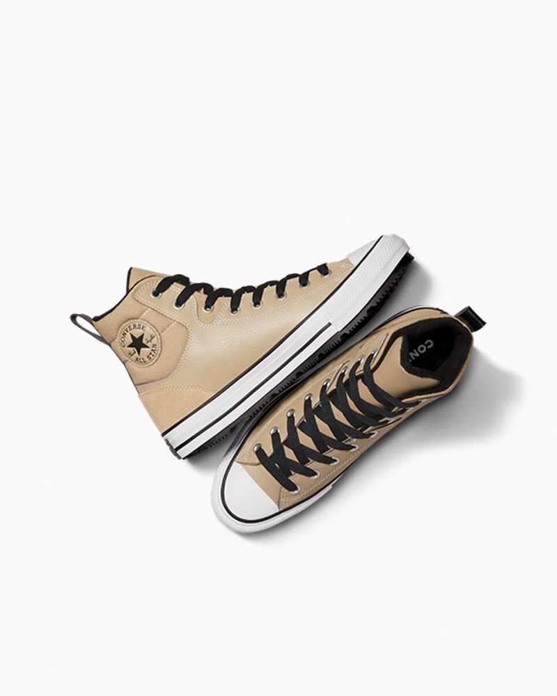 Converse Chuck Taylor All Star Berkshire Boot Khaki Fekete Fehér | 543OJNPXD