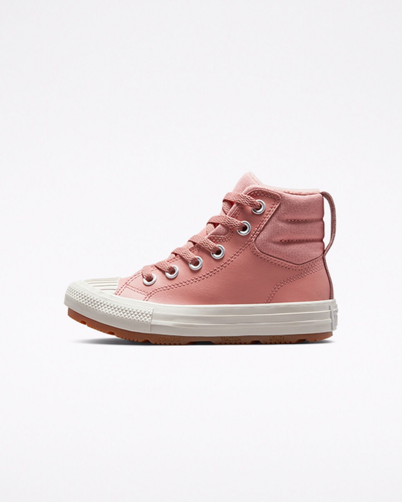 Converse Chuck Taylor All Star Berkshire Boot Bőr Rózsaszín Rózsaszín | 637MYNLTJ