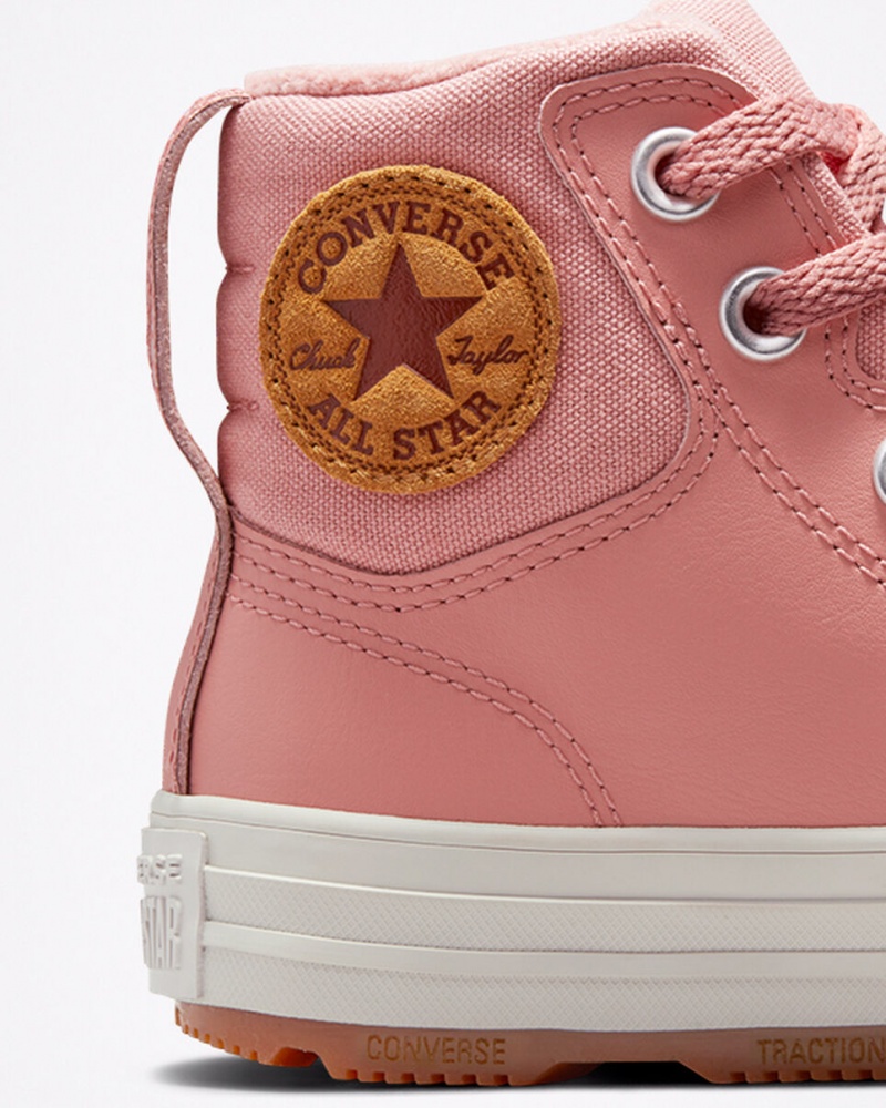 Converse Chuck Taylor All Star Berkshire Boot Bőr Rózsaszín Rózsaszín | 637MYNLTJ