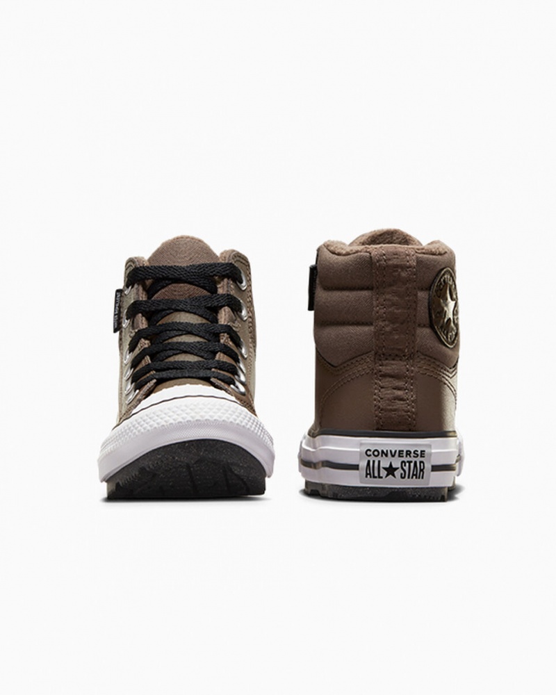 Converse Chuck Taylor All Star Berkshire Boot Bőr Fekete Fehér | 475FLTGSH