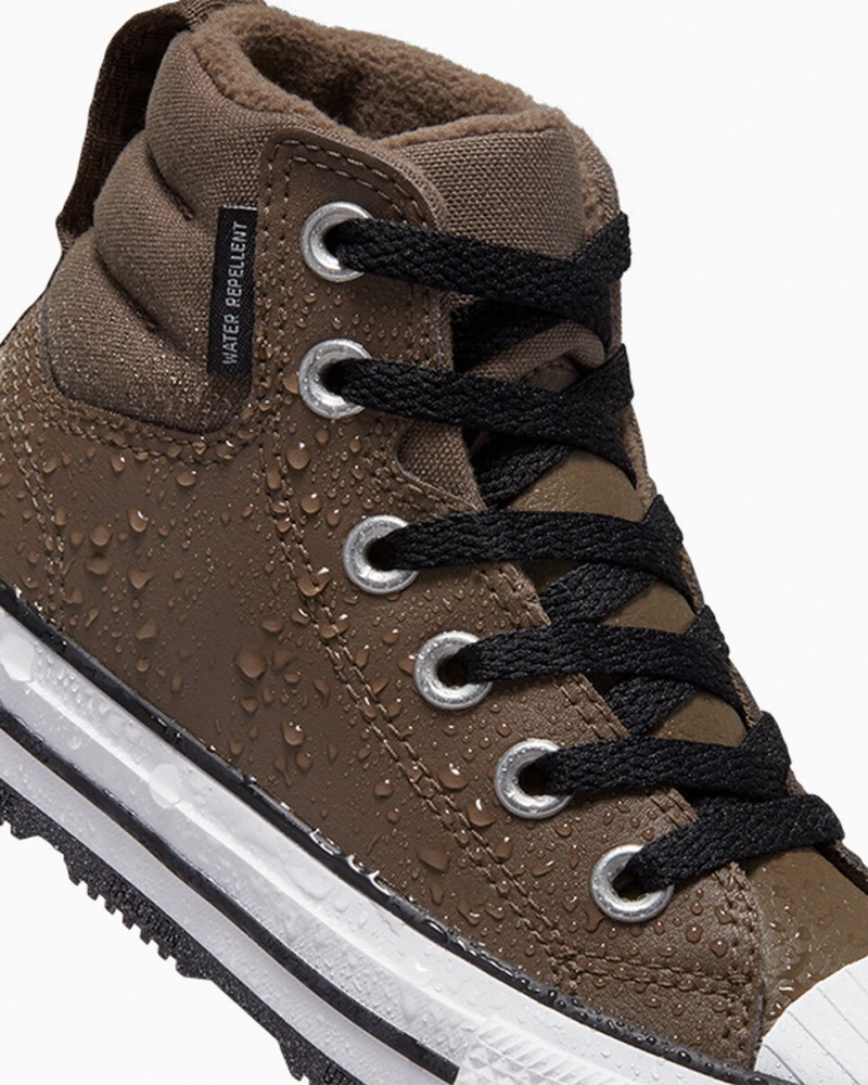 Converse Chuck Taylor All Star Berkshire Boot Bőr Fekete Fehér | 475FLTGSH