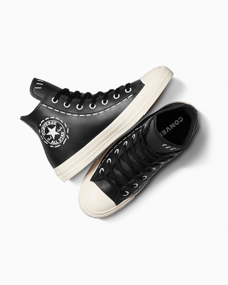 Converse Chuck Taylor All Star Bold Stitch Fekete Fekete | 907FYWHAD