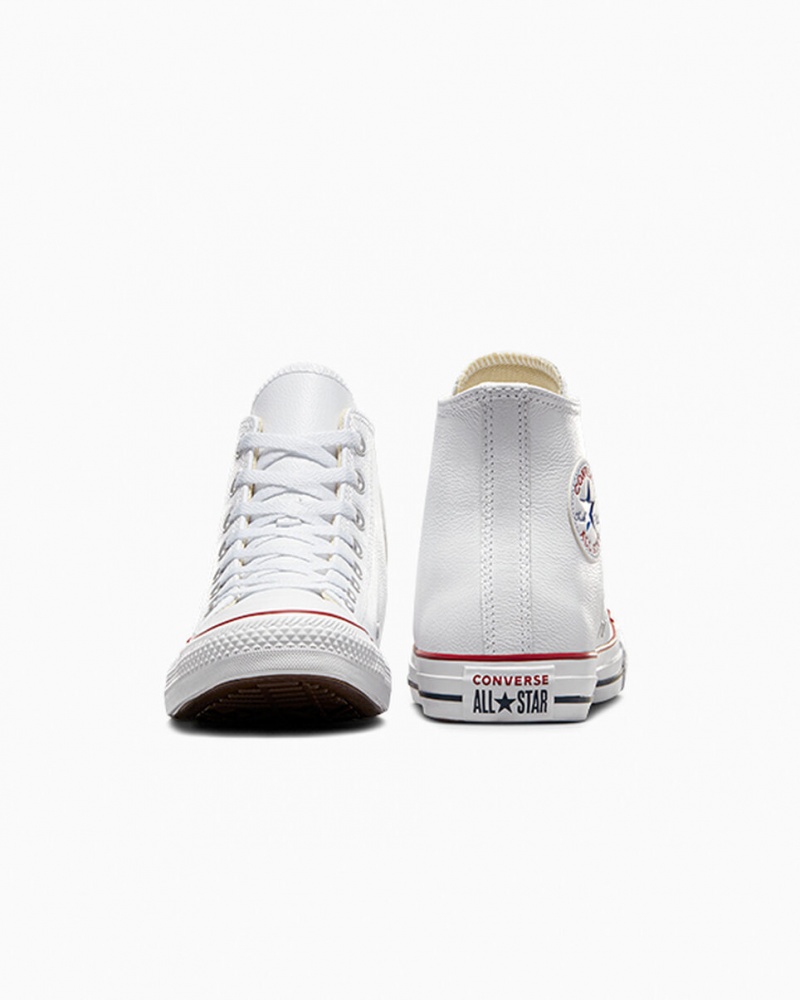 Converse Chuck Taylor All Star Bőr Fehér | 965QYIZGR