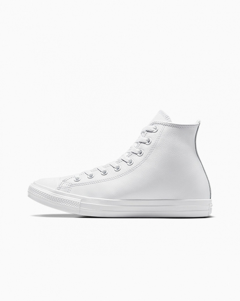 Converse Chuck Taylor All Star Bőr Fehér | 381NHQETA