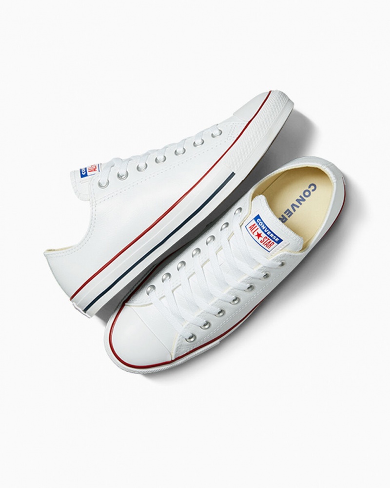 Converse Chuck Taylor All Star Bőr Fehér | 317RBQSOF