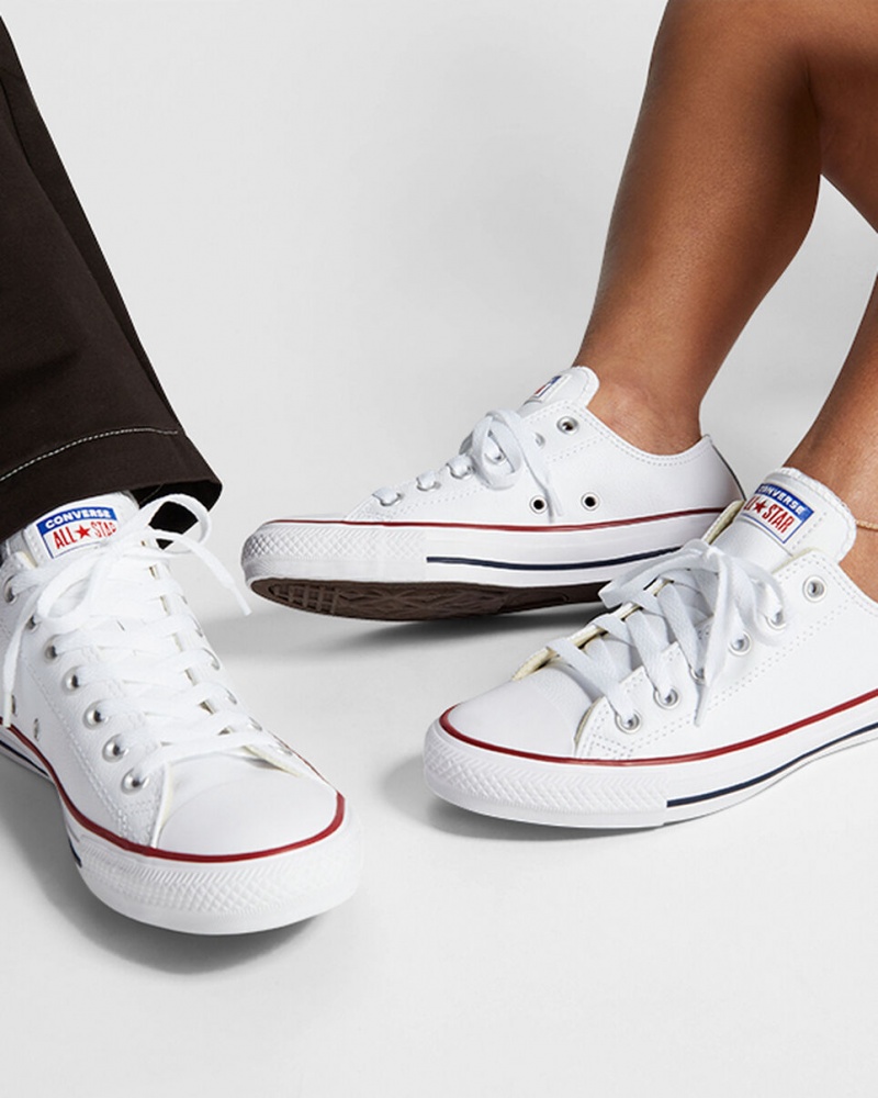 Converse Chuck Taylor All Star Bőr Fehér | 317RBQSOF