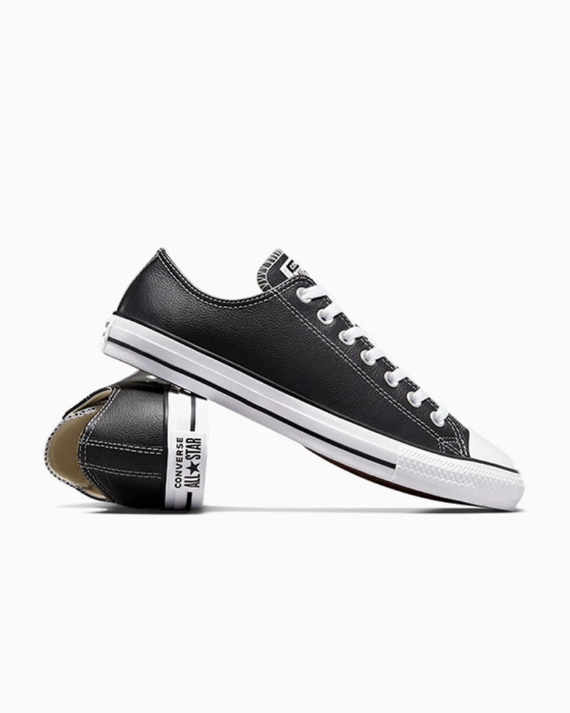 Converse Chuck Taylor All Star Bőr Fekete | 520JEKIPU