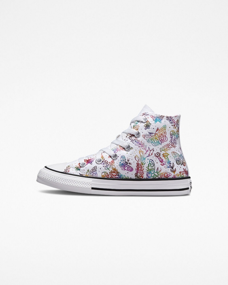 Converse Chuck Taylor All Star Butterfly Shine Fehér Rózsaszín Lila Kék | 512EPBQXY