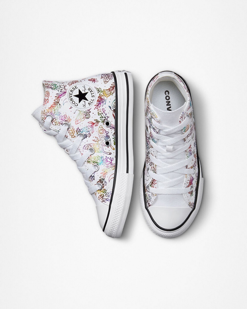 Converse Chuck Taylor All Star Butterfly Shine Fehér Rózsaszín Lila Kék | 512EPBQXY