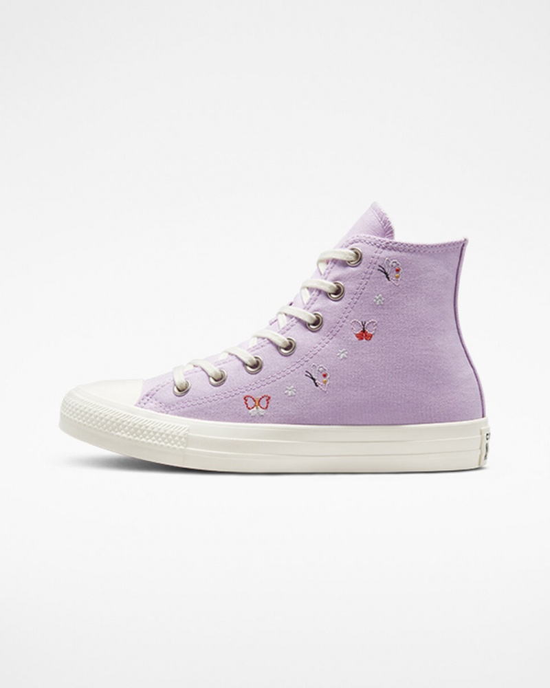 Converse Chuck Taylor All Star Butterfly Wings Fekete | 574JOVNRC