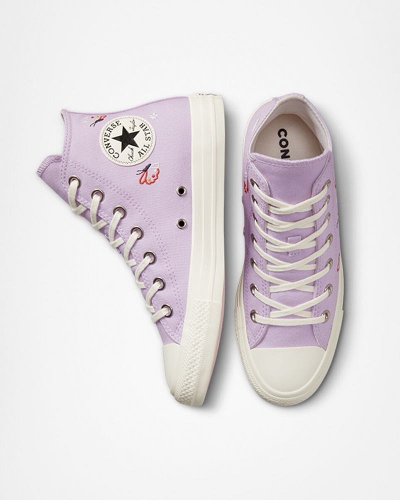 Converse Chuck Taylor All Star Butterfly Wings Fekete | 574JOVNRC