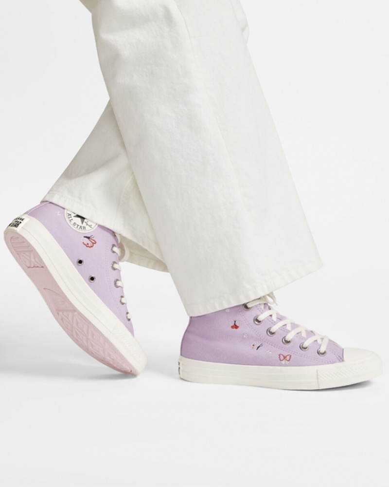 Converse Chuck Taylor All Star Butterfly Wings Fekete | 367LFVCPK