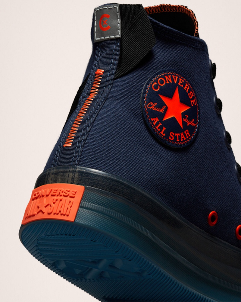 Converse Chuck Taylor All Star CX Stretch Vászon Sötétkék Fekete Mangó | 714XIUSLT