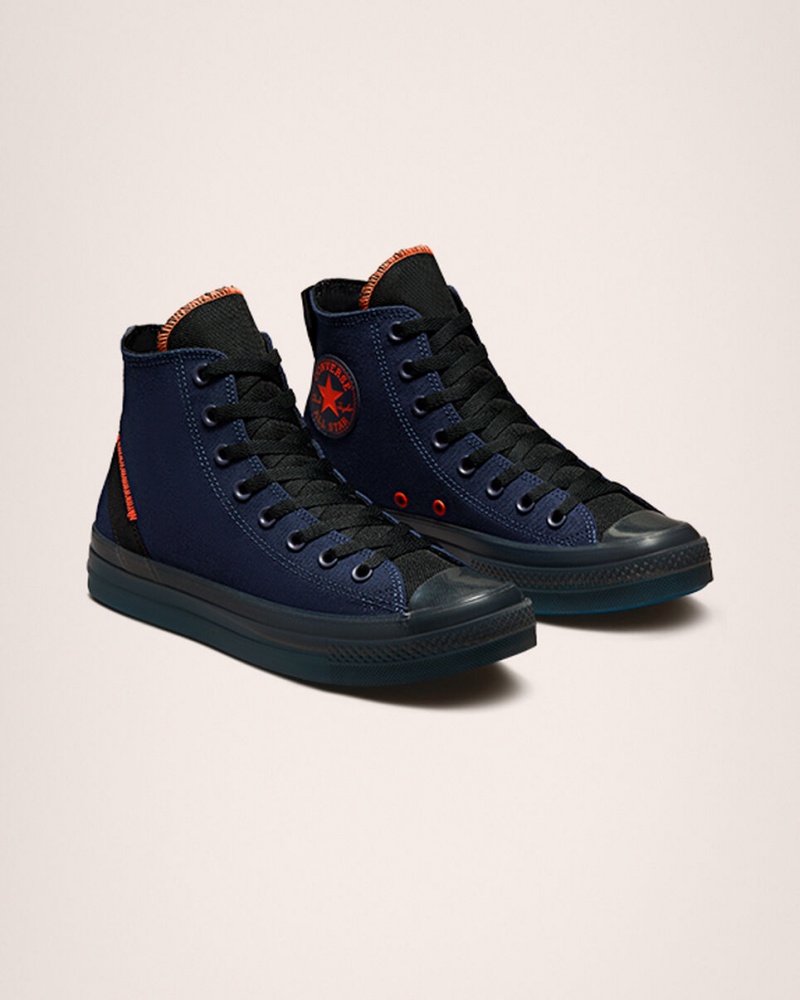 Converse Chuck Taylor All Star CX Stretch Vászon Sötétkék Fekete Mangó | 714XIUSLT