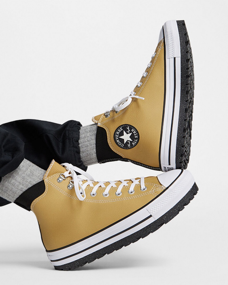 Converse Chuck Taylor All Star City Trek Vízálló Boot Fekete Fehér | 382IRHSLF