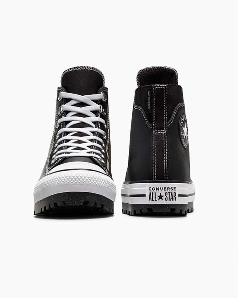 Converse Chuck Taylor All Star City Trek Vízálló Boot Fekete Fehér Titán | 943ZKJGDV