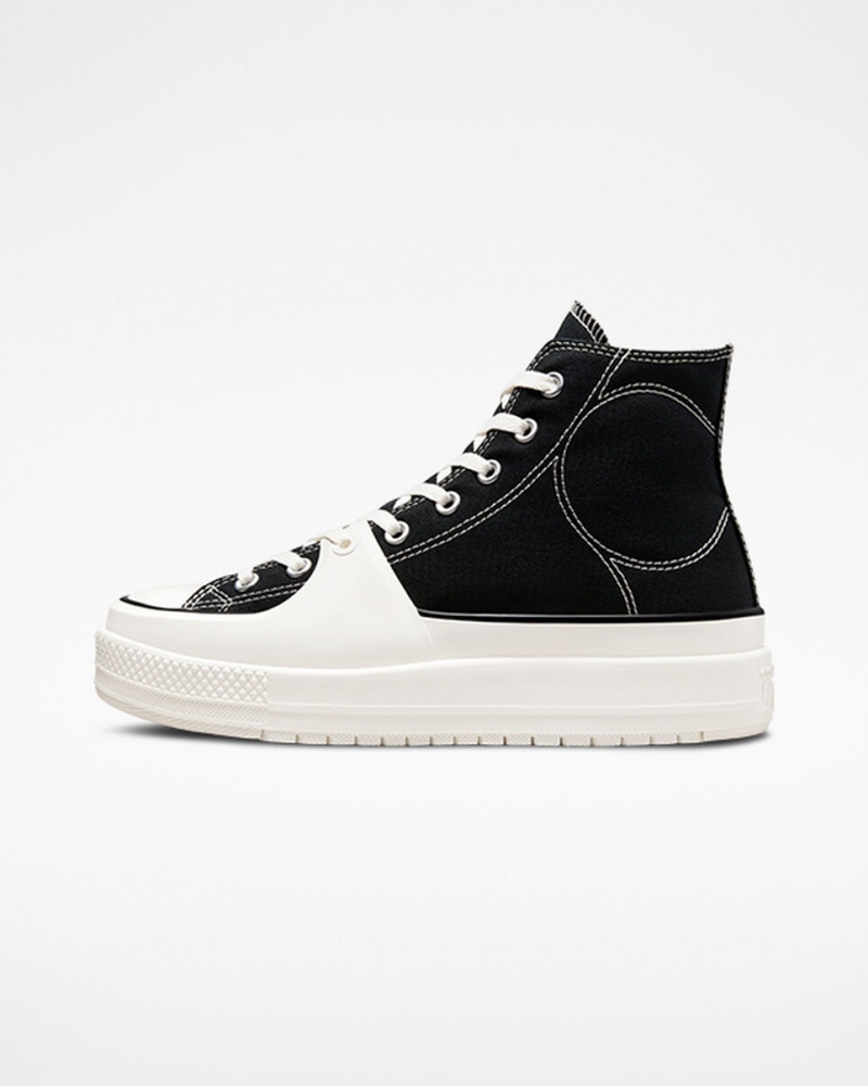 Converse Chuck Taylor All Star Construct Fekete Fehér | 517WXMLBU