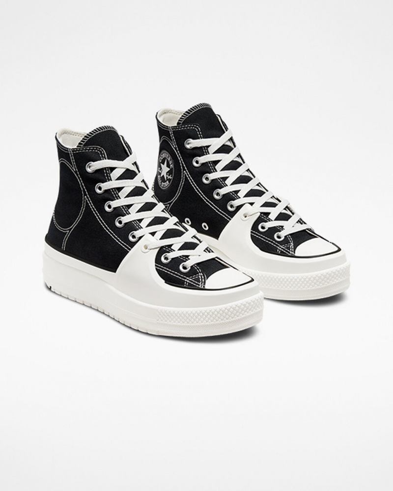 Converse Chuck Taylor All Star Construct Fekete Fehér | 517WXMLBU