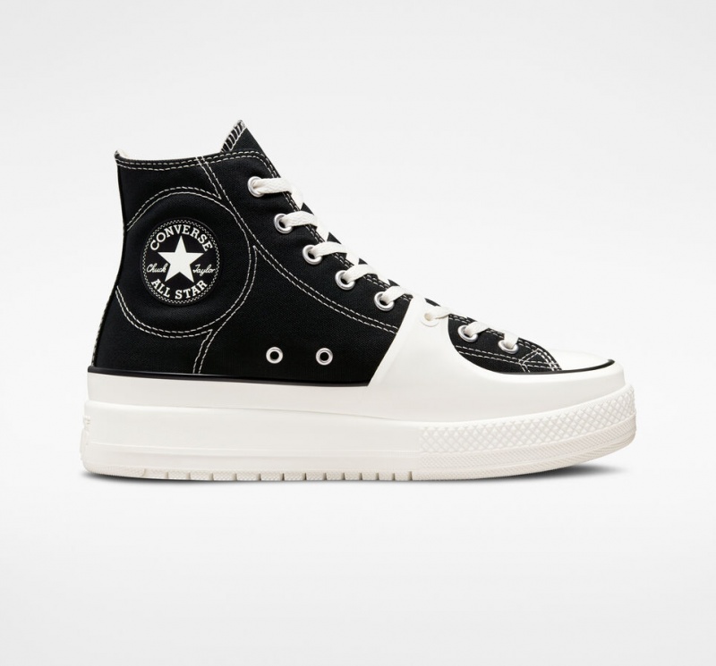 Converse Chuck Taylor All Star Construct Fekete Fehér | 517WXMLBU