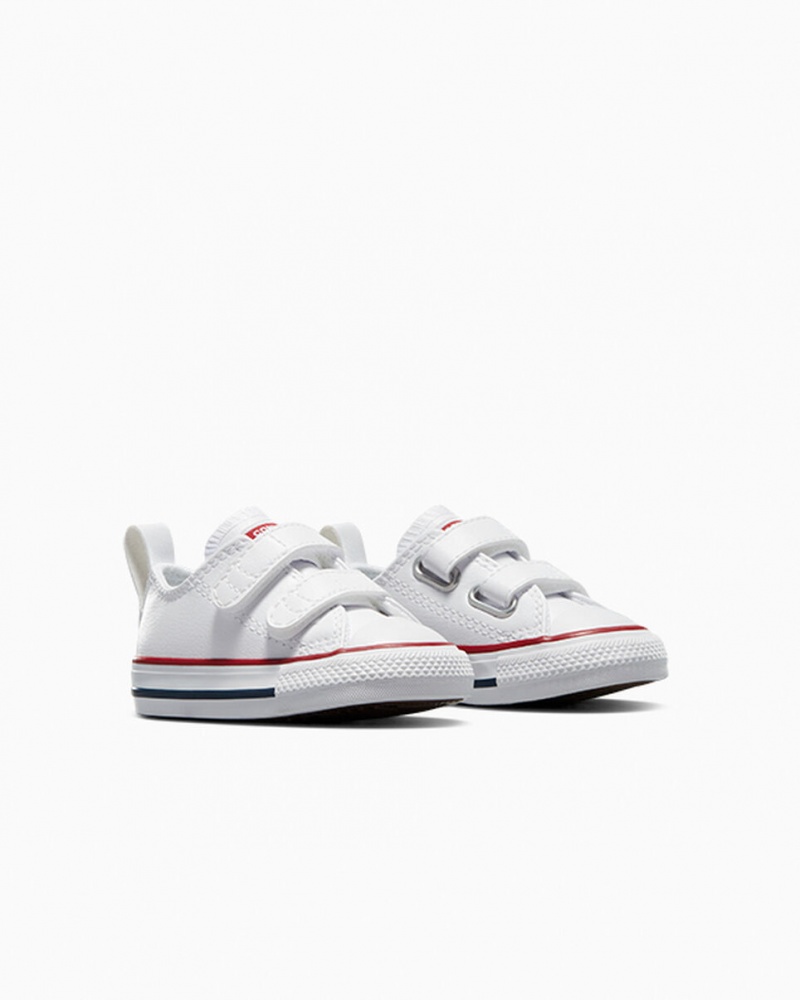 Converse Chuck Taylor All Star Easy-On Bőr Fehér | 483IOEJMX