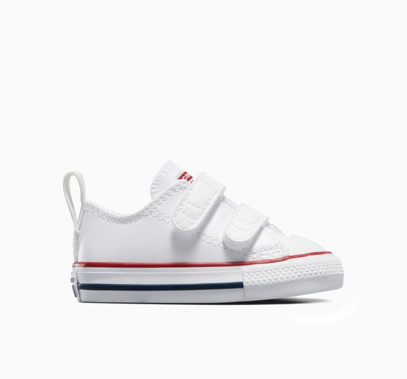 Converse Chuck Taylor All Star Easy-On Bőr Fehér | 218TCFRAB