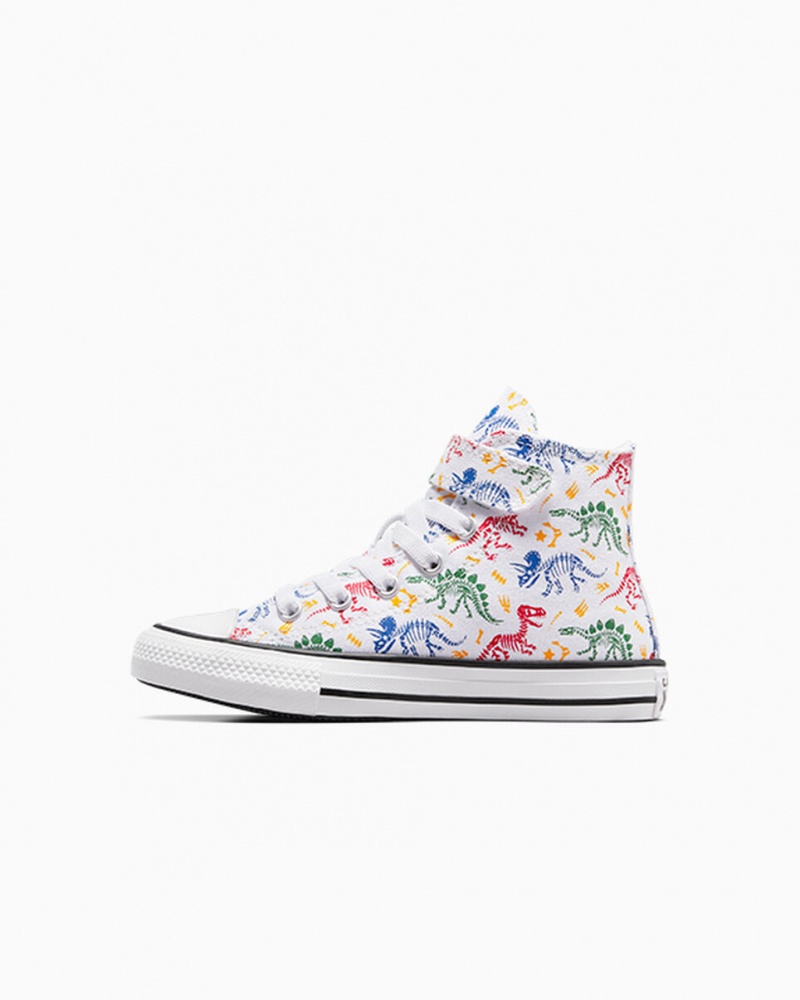 Converse Chuck Taylor All Star Easy-On Dinos Fehér Piros Zöld | 631YRDGHW