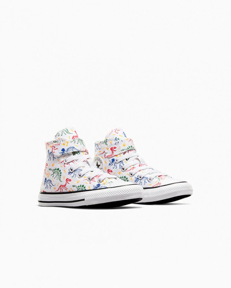 Converse Chuck Taylor All Star Easy-On Dinos Fehér Piros Zöld | 631YRDGHW