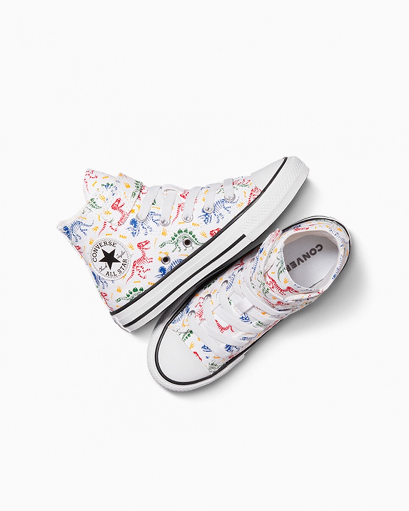 Converse Chuck Taylor All Star Easy-On Dinos Fehér Piros Zöld | 631YRDGHW