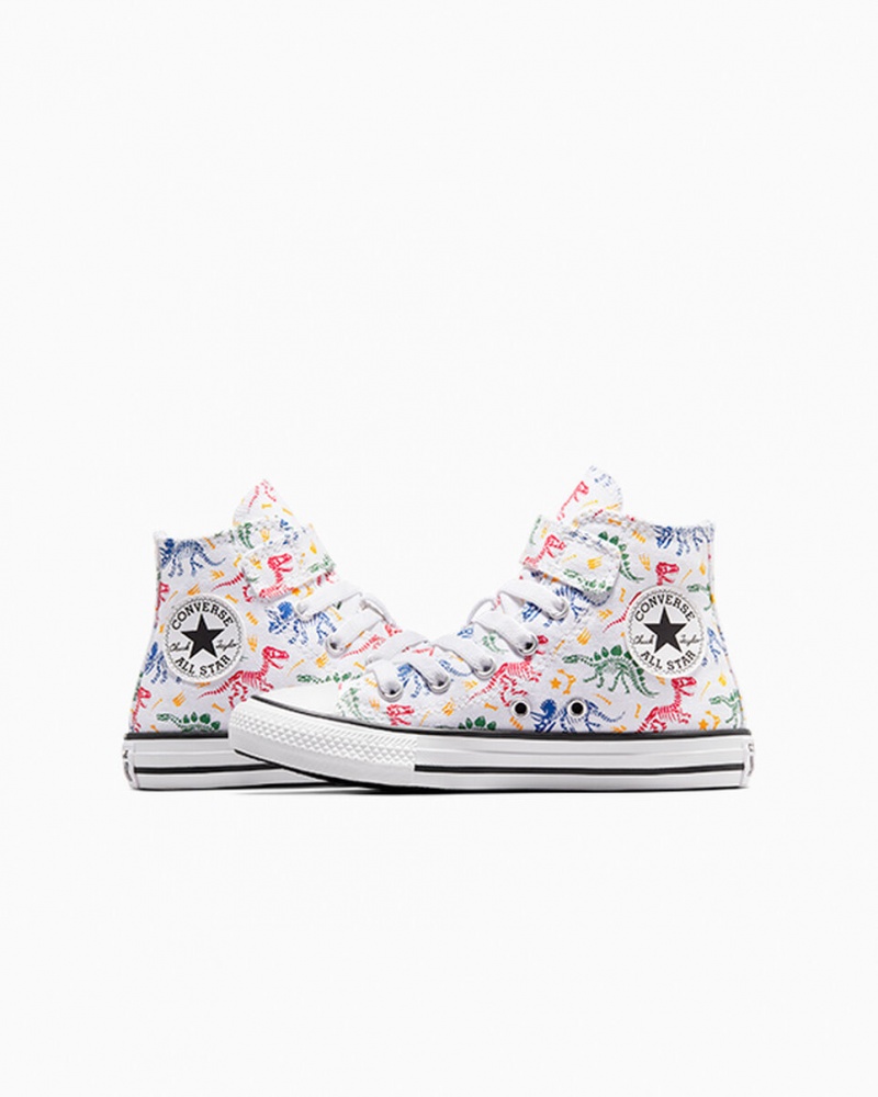 Converse Chuck Taylor All Star Easy-On Dinos Fehér Piros Zöld | 631YRDGHW