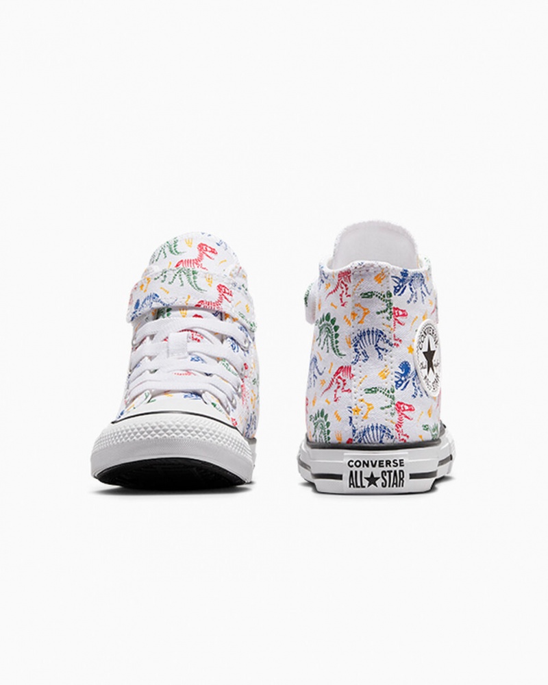 Converse Chuck Taylor All Star Easy-On Dinos Fehér Piros Zöld | 631YRDGHW