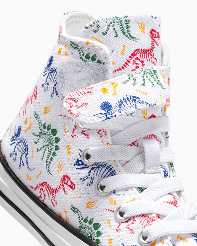 Converse Chuck Taylor All Star Easy-On Dinos Fehér Piros Zöld | 631YRDGHW