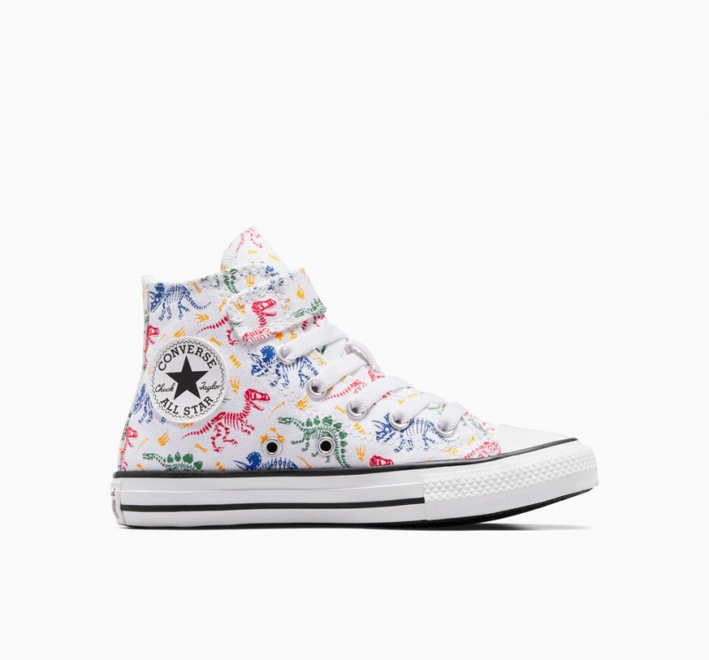 Converse Chuck Taylor All Star Easy-On Dinos Fehér Piros Zöld | 631YRDGHW