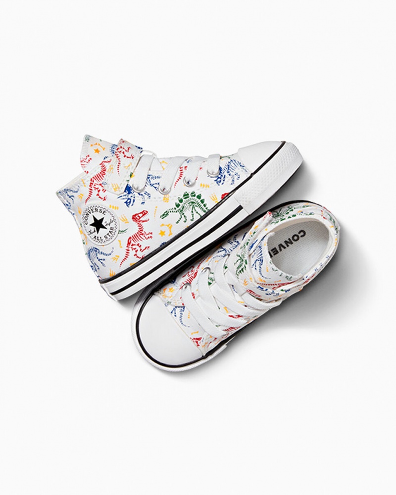 Converse Chuck Taylor All Star Easy-On Dinos Fehér Piros Zöld | 405HSPNMZ