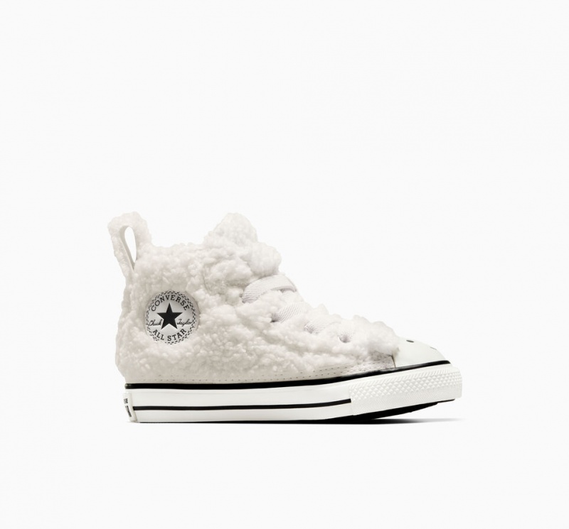 Converse Chuck Taylor All Star Easy On Faux Sherpa Fehér | 063WNPXYZ