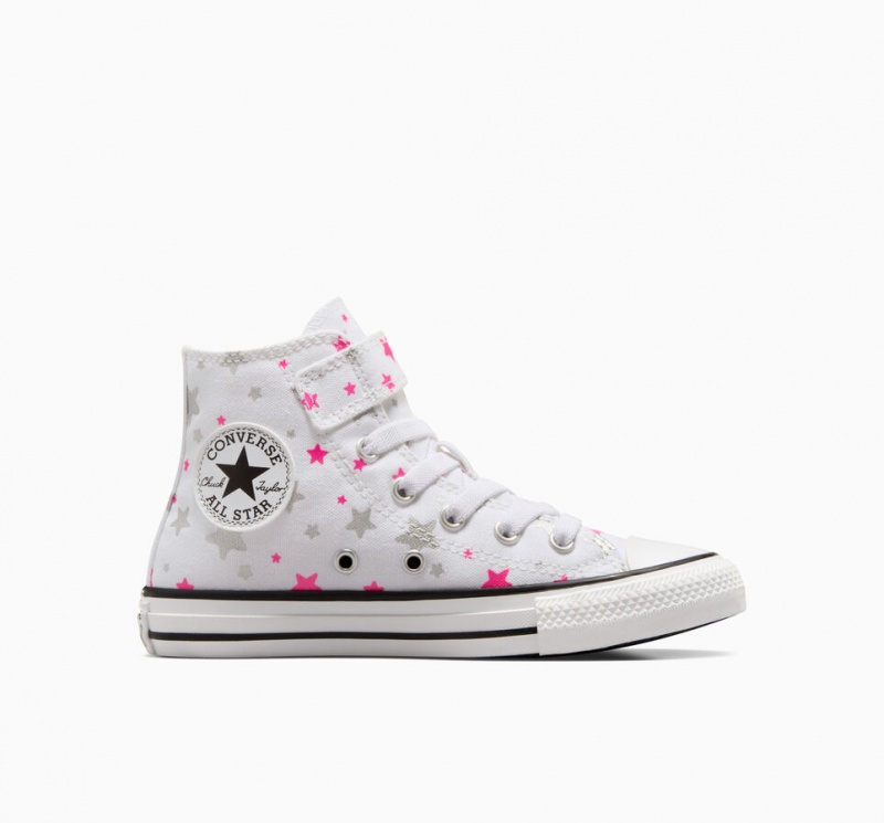 Converse Chuck Taylor All Star Easy On Sparkle Fehér Rózsaszín Fehér | 427JIEURK