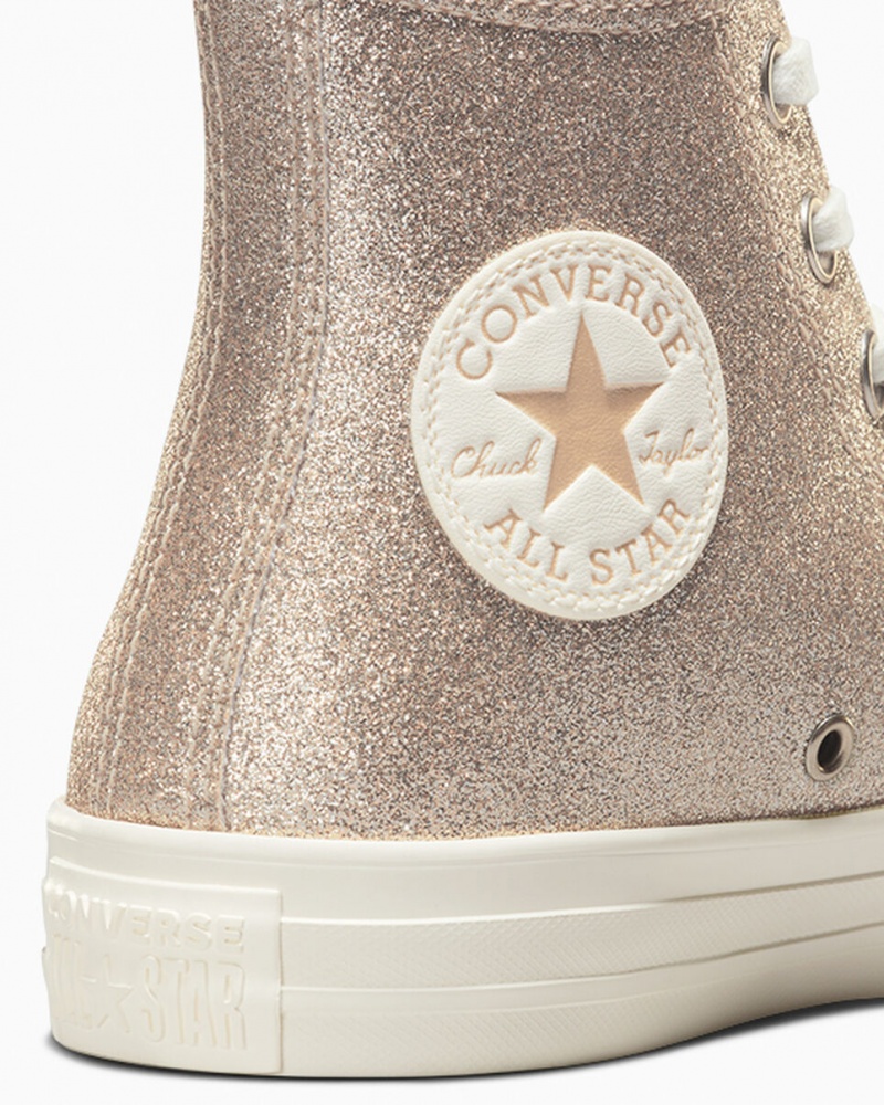 Converse Chuck Taylor All Star Glitter Világos Arany | 784GHQXBN