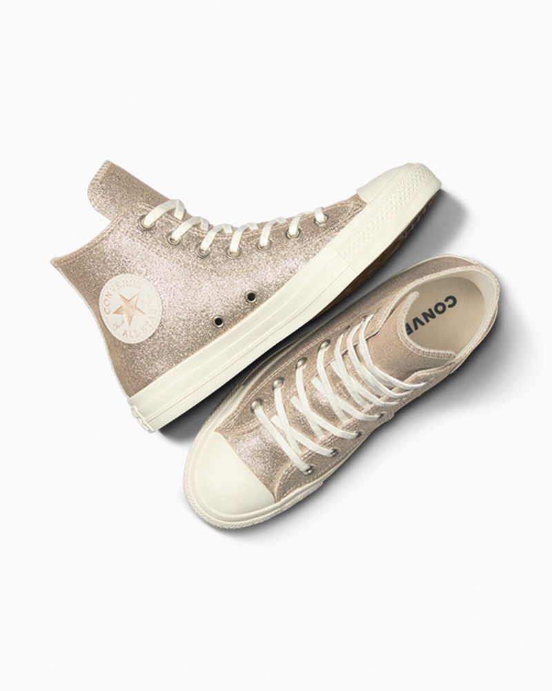 Converse Chuck Taylor All Star Glitter Világos Arany | 784GHQXBN