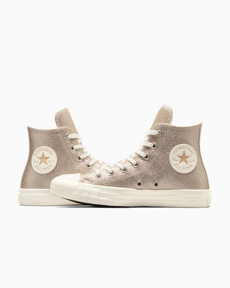 Converse Chuck Taylor All Star Glitter Világos Arany | 784GHQXBN