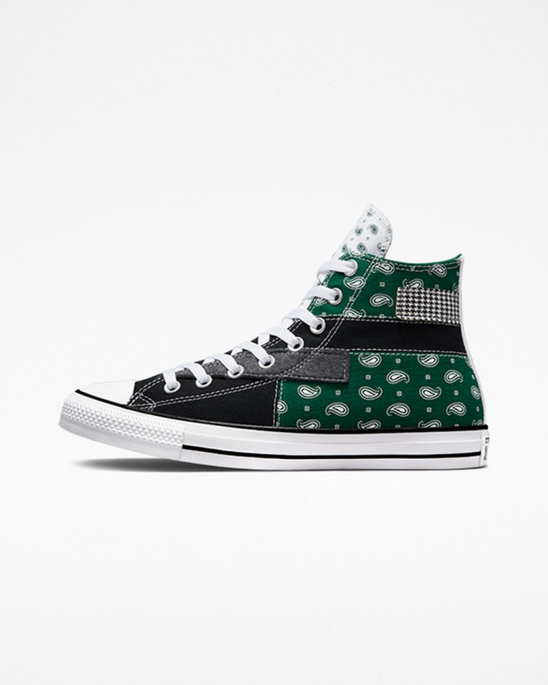 Converse Chuck Taylor All Star Hacked Patterns Fekete Fehér | 168XVDPLZ